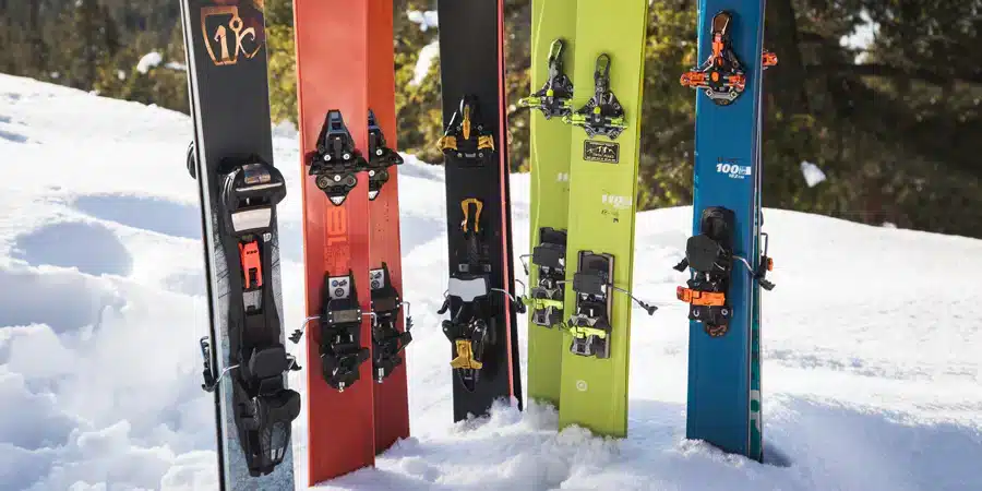 different types of ski bindings