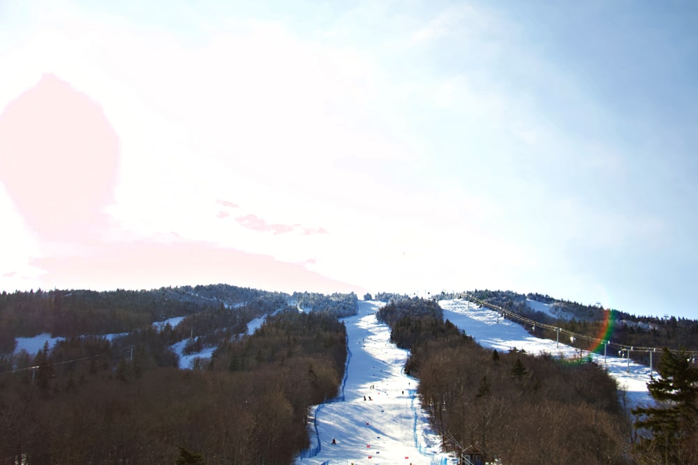 The Ski Slope On Mount Stratton