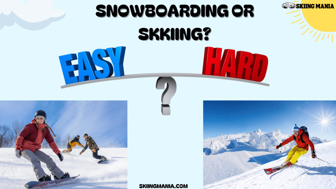 skiing vs snowboarding