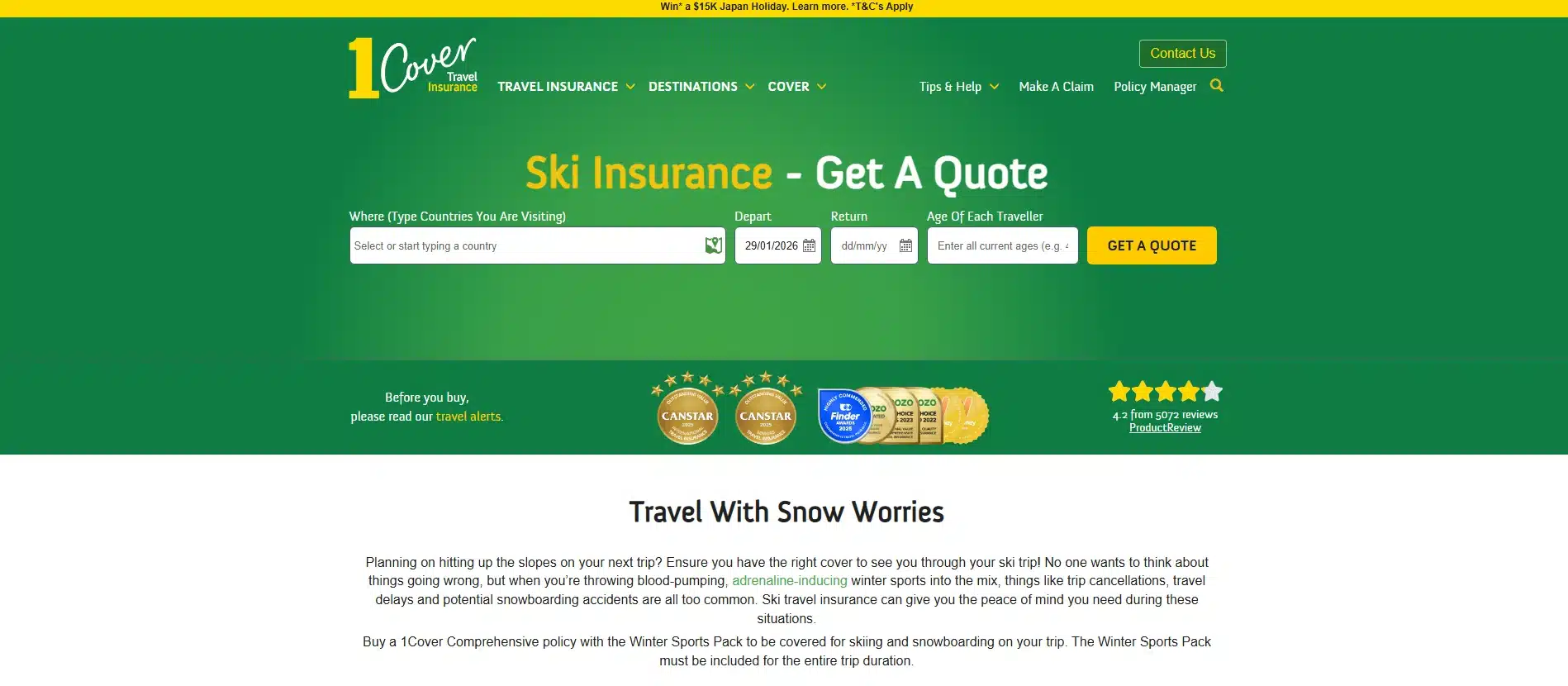 Cover Winter Sports Pack Homepage View