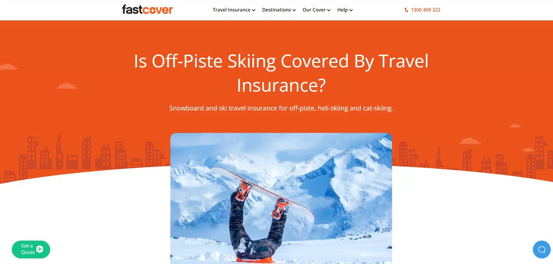 fast cover homepage view